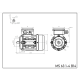 Silnik elektryczny 0,12kW 1400 obr/min. 63 B14